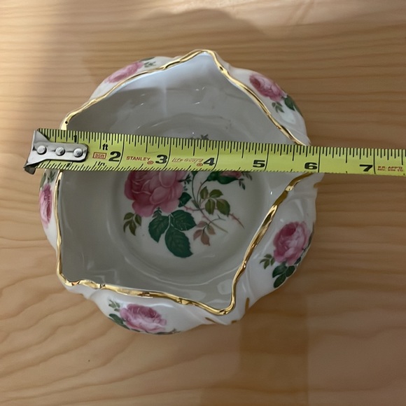 Vintage Floral Trinket Dish / Ashtray - Picture 6 of 10
